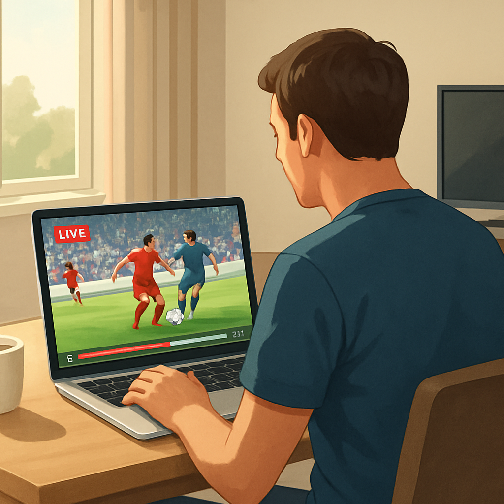 온라인 스포츠 중계 이미지