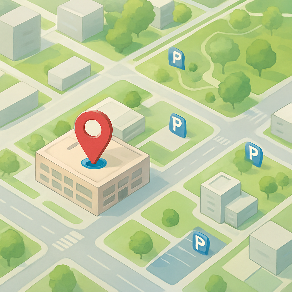 강남 쩜오 위치 지도 및 주차 정보 이미지