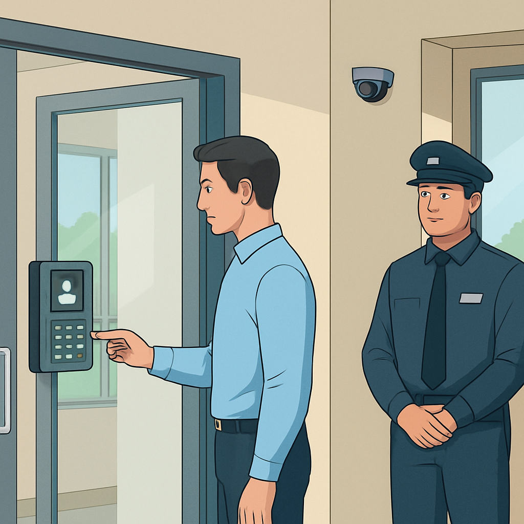 입실 관리 및 보안 시스템 이미지