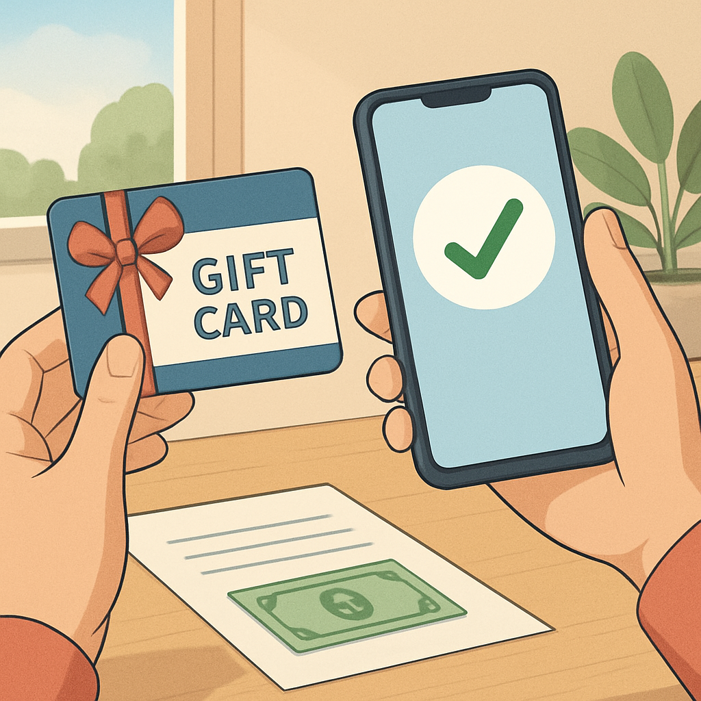 중고 상품권 안전 거래 팁 이미지