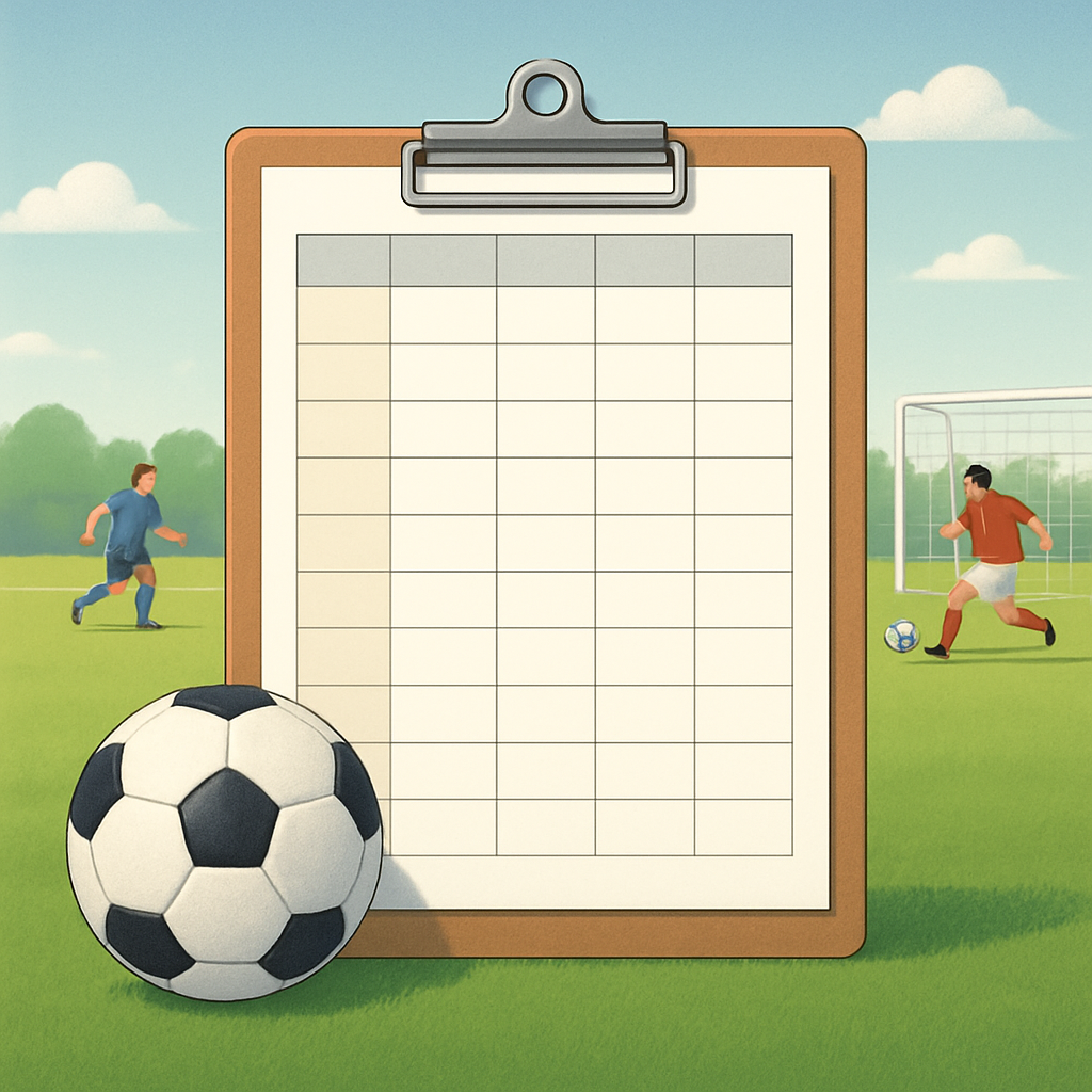 축구 일정표 이미지