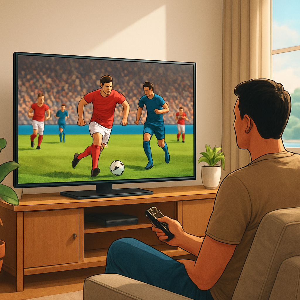 해외 축구 중계 서비스 이미지