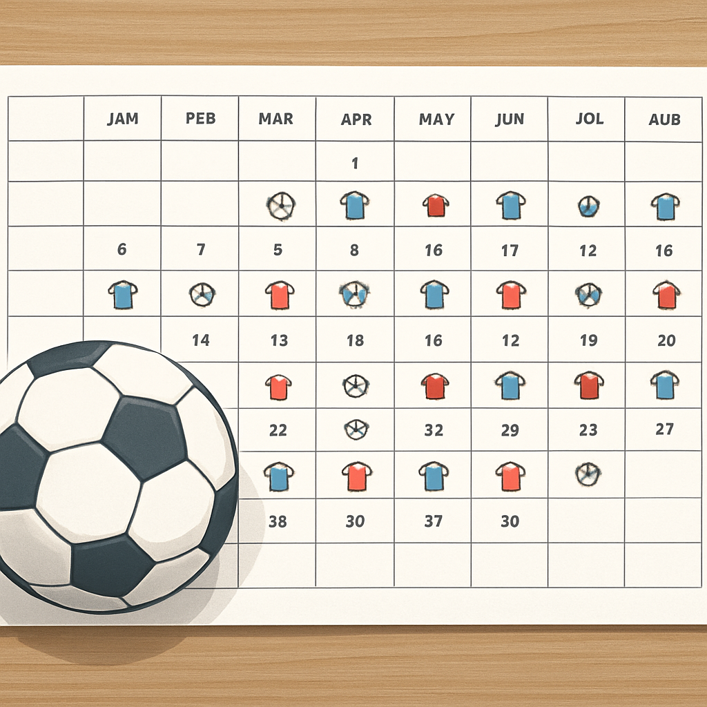 2024 축구 경기 일정 전체 표 이미지