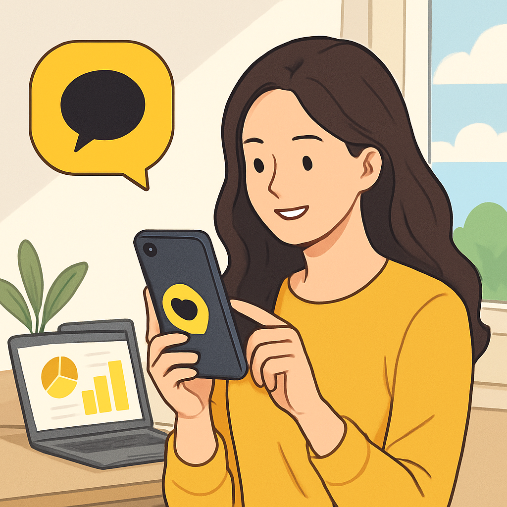 카카오톡 채널 마케팅 이미지