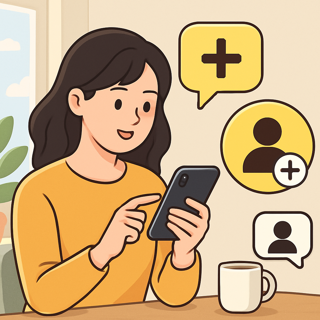 카카오채널 이벤트로 친구 수 늘리는 방법 이미지