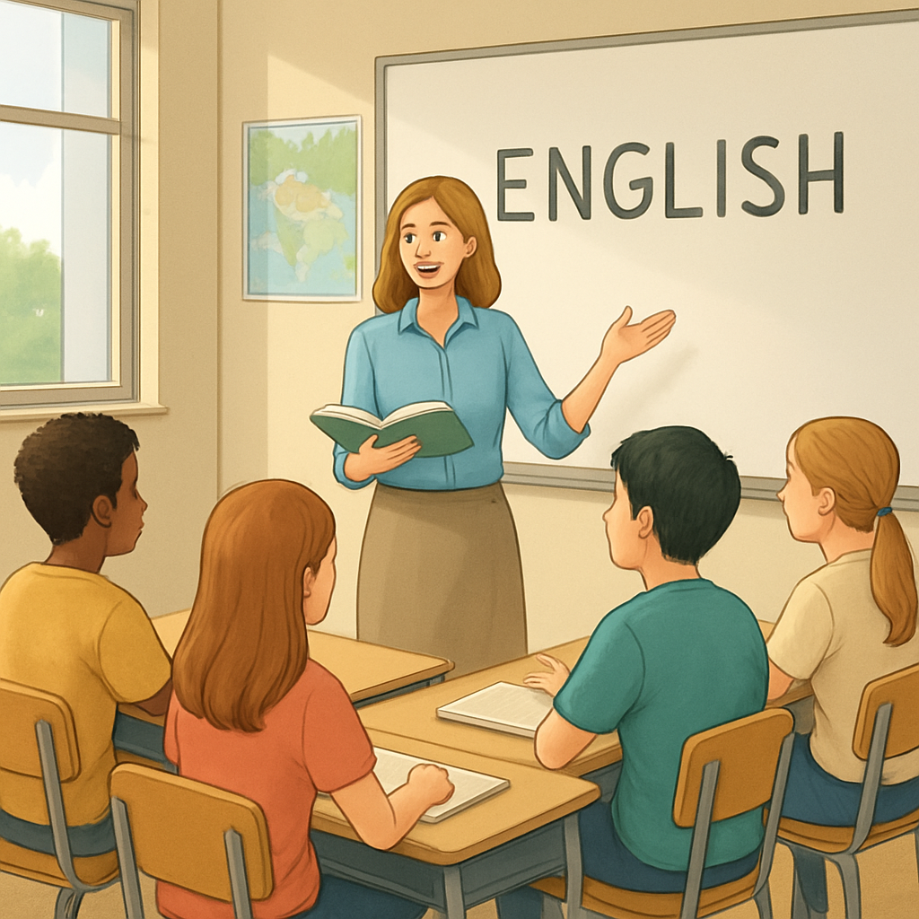 국제학교 영어 수업 특징과 수업시간 이미지